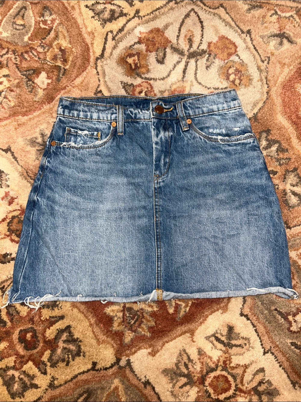Denim Mini Skirt